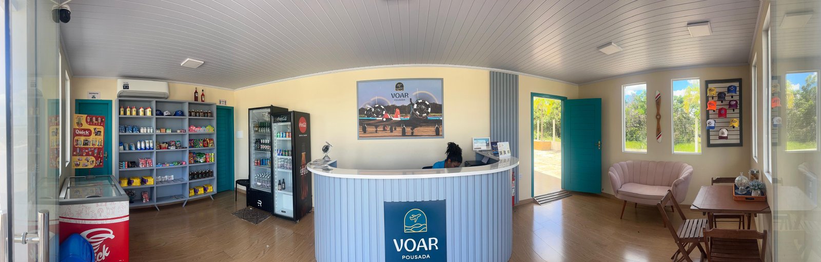 Loja de conveniência na Voar Pousada